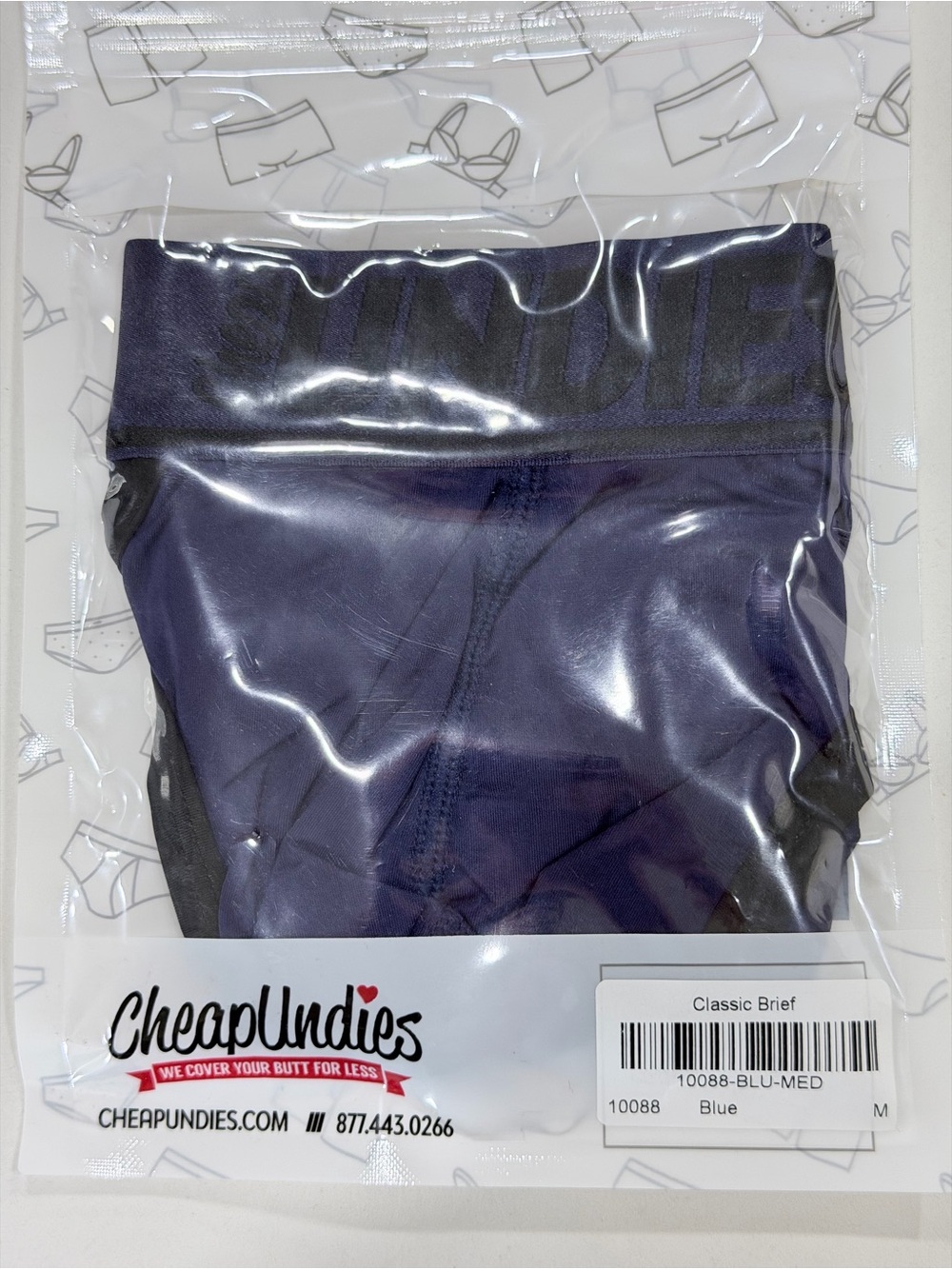 Classic Brief in Navy Blue - Men's Comfortable Underwear
